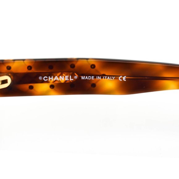CHANEL Tortoise Brown Crystals & CC  Sunglasses lp - Picture 8 of 10